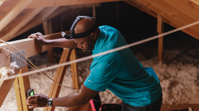 iFOAM member checking attic conditions