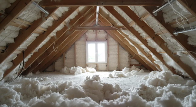 Attic Blown in Insulation in Overland Park